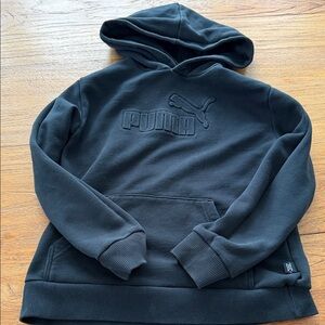 Puma kids Black Hoodie. So cozy and sharp